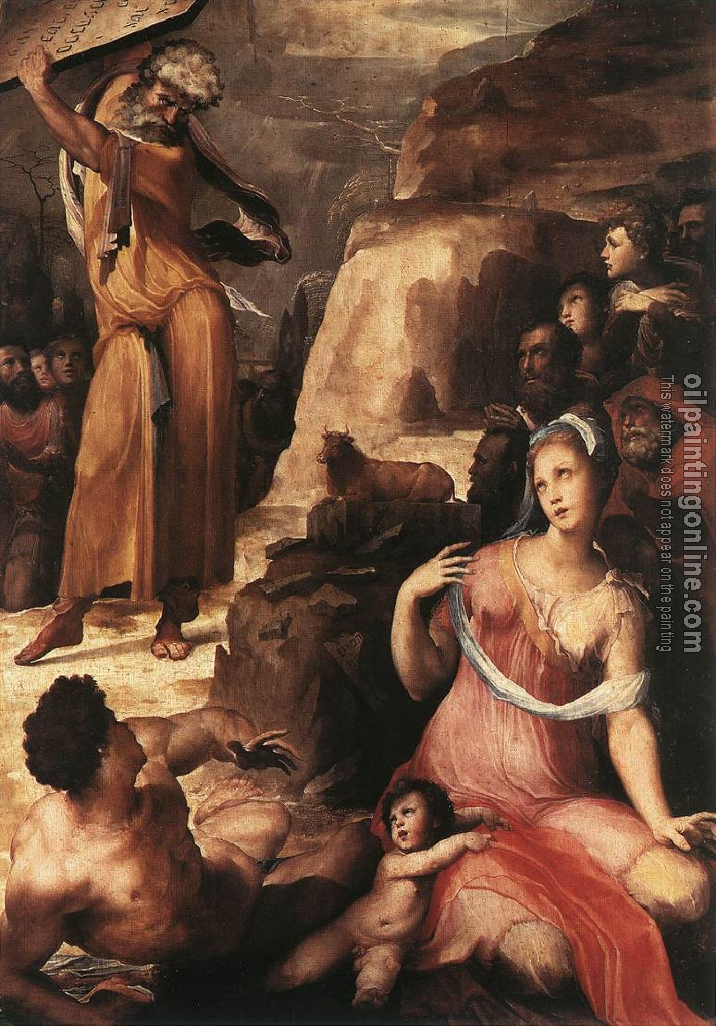 Beccafumi, Domenico - Moses and the Golden Calf